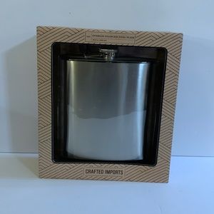 Crafted Imports Oversized Stainless Steel Flask 40 Oz New in Box